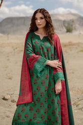 MAARIA.B — 3pc on Digital Lawn with Lawn 4 side printed Dopatta image 1
